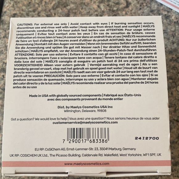 MAELYS B-TIGHT Lift & Firm Booty Mask NWT - Picture 10 of 12